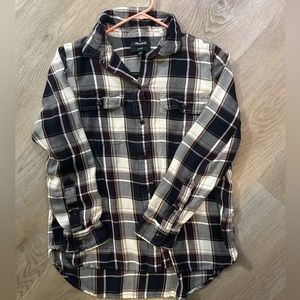 Madewell Plaid Button Down Shirt Size M